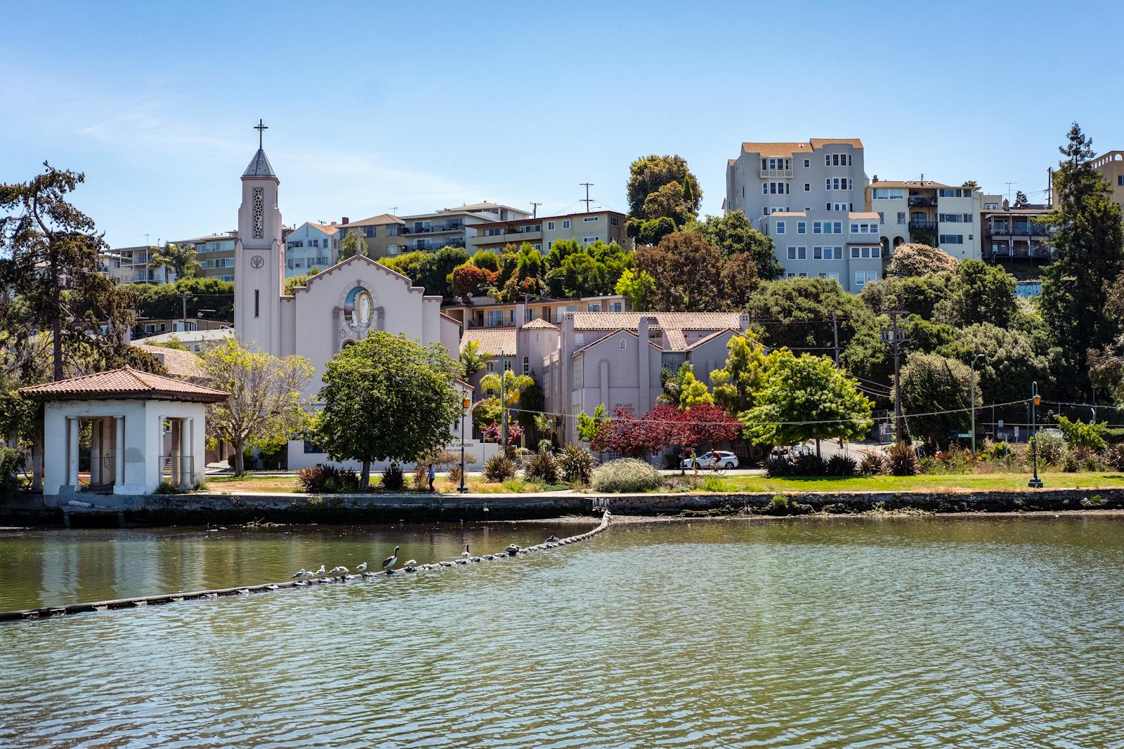 View of Waterfront Buildings in Oakland, California